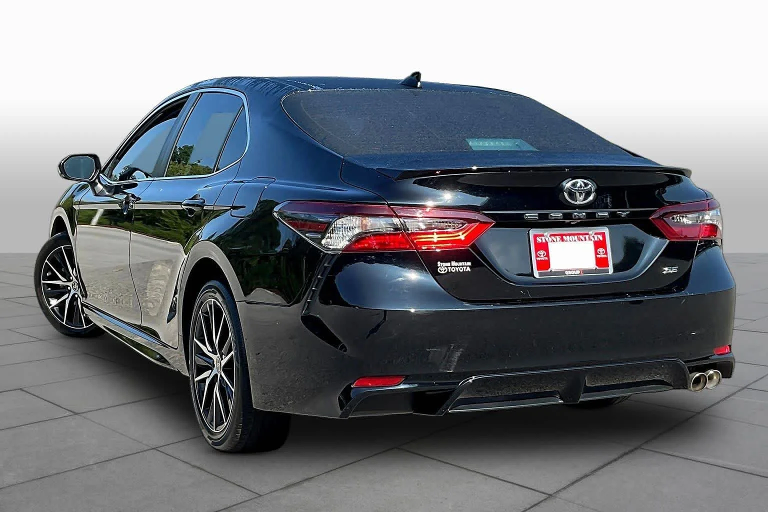 Certified Used 2024 Midnight Black Metallic Toyota SE image 12