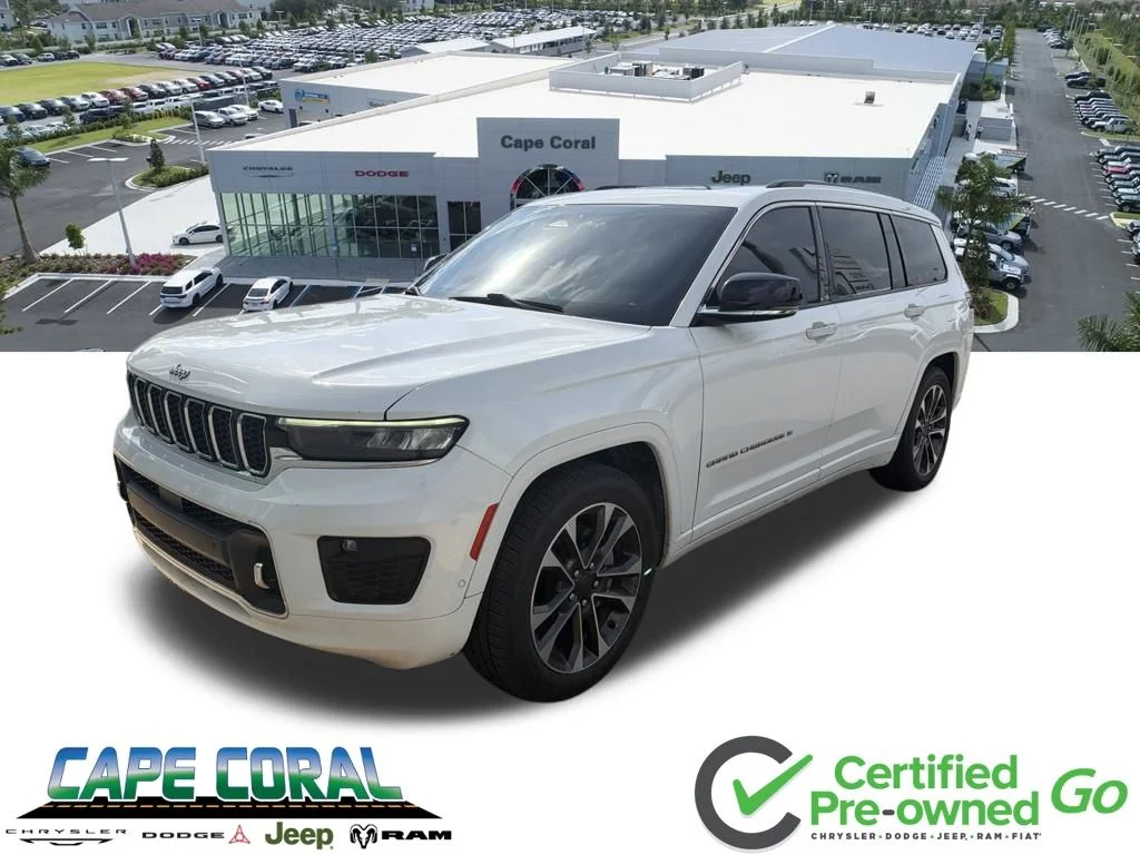Certified Used 2021 White Jeep Overland image 1
