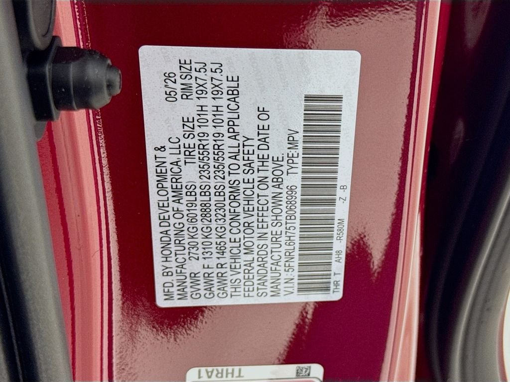 New 2026 Radiant Red Metallic II Honda Sport-L image 42