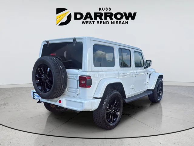 Used 2021 White Jeep Unlimited Sahara High Altitude image 5