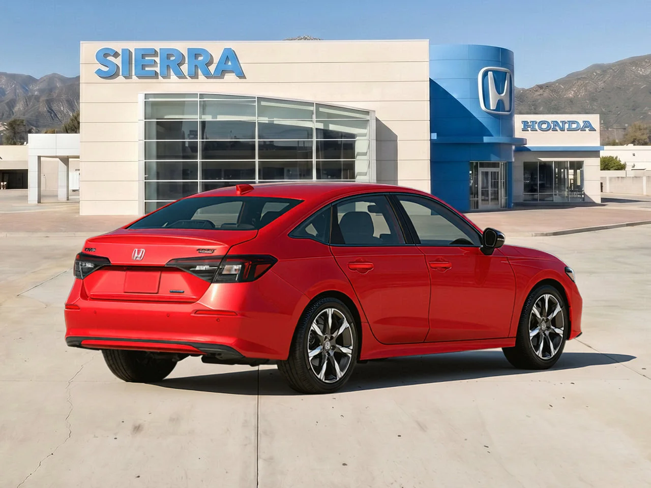 New 2026 Rallye Red Honda 2WD Sport Touring Hybrid image 3