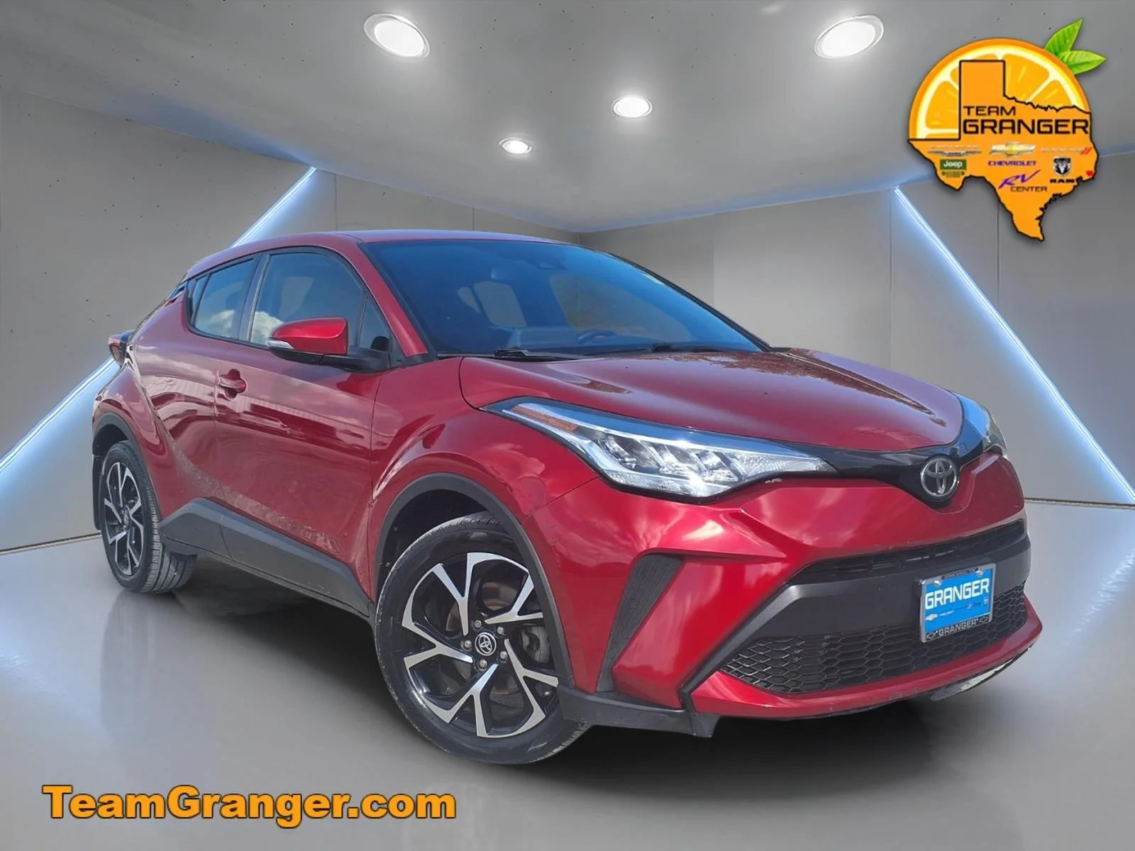Used 2021 Red Toyota XLE image 1