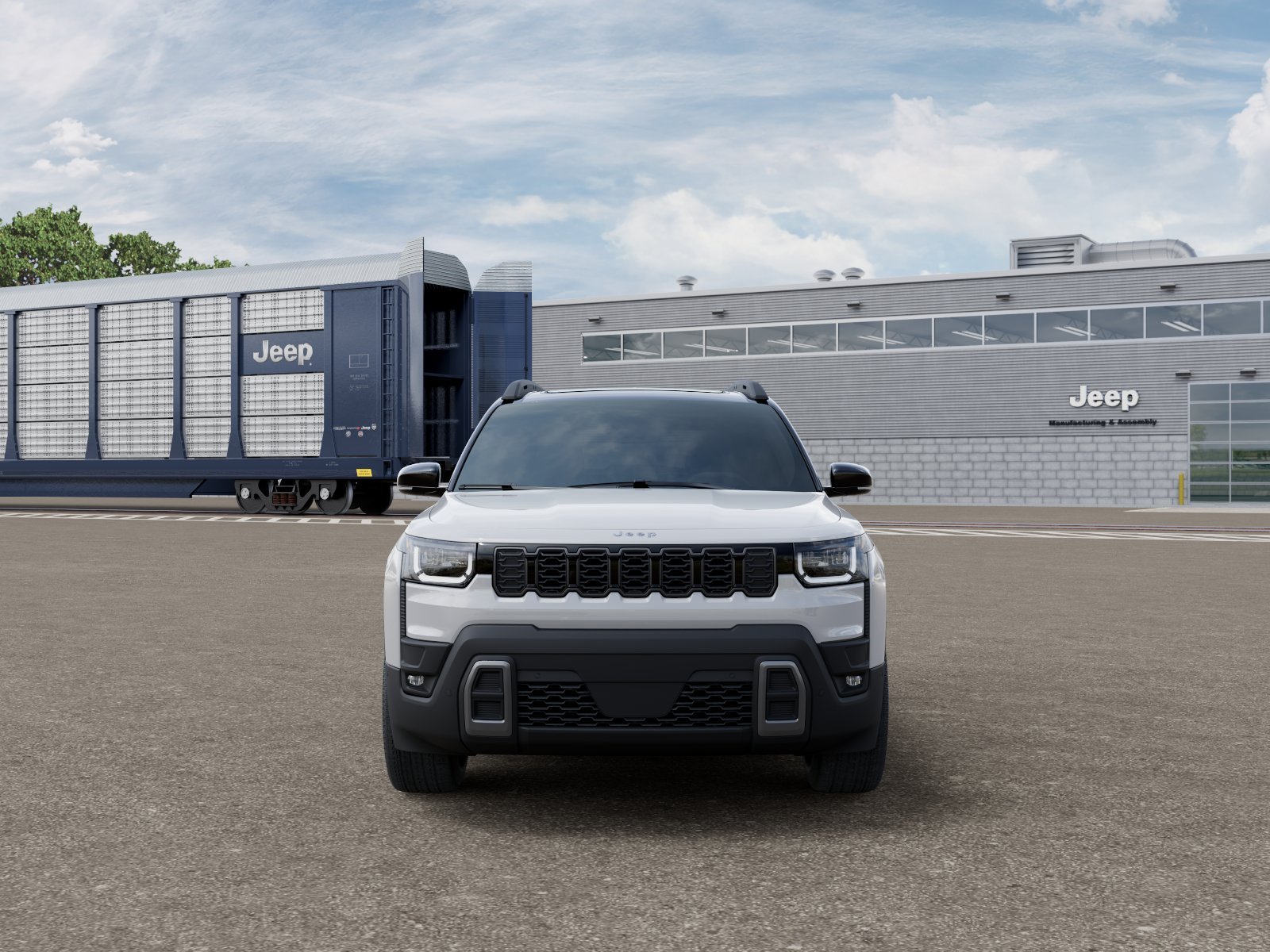 New 2026 Bright White Clear-Coat Exterior Paint Jeep Overland image 6