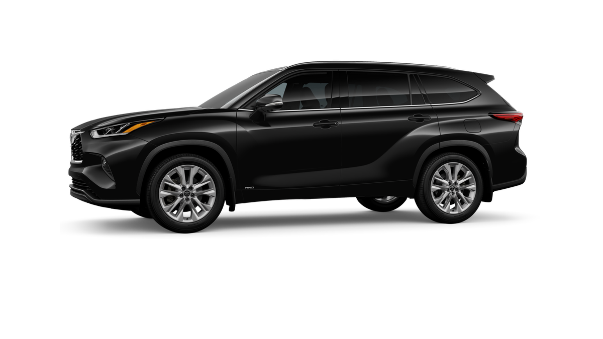 New 2026 Midnight Black Metallic Toyota Hybrid Limited image 3