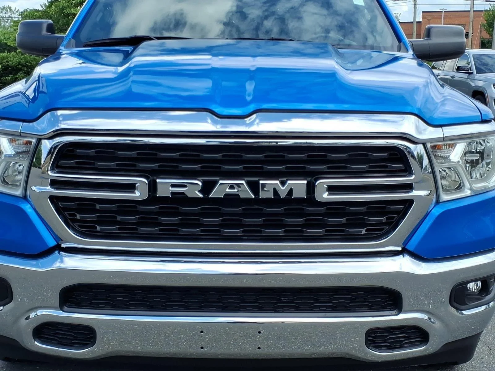 Used 2022 Hydro Blue Pearlcoat Ram Big Horn image 13