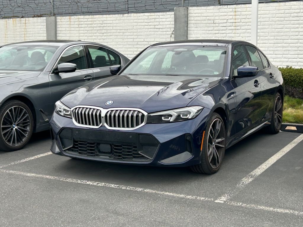Certified Used 2024 Blue BMW 330e iPerformance image 2