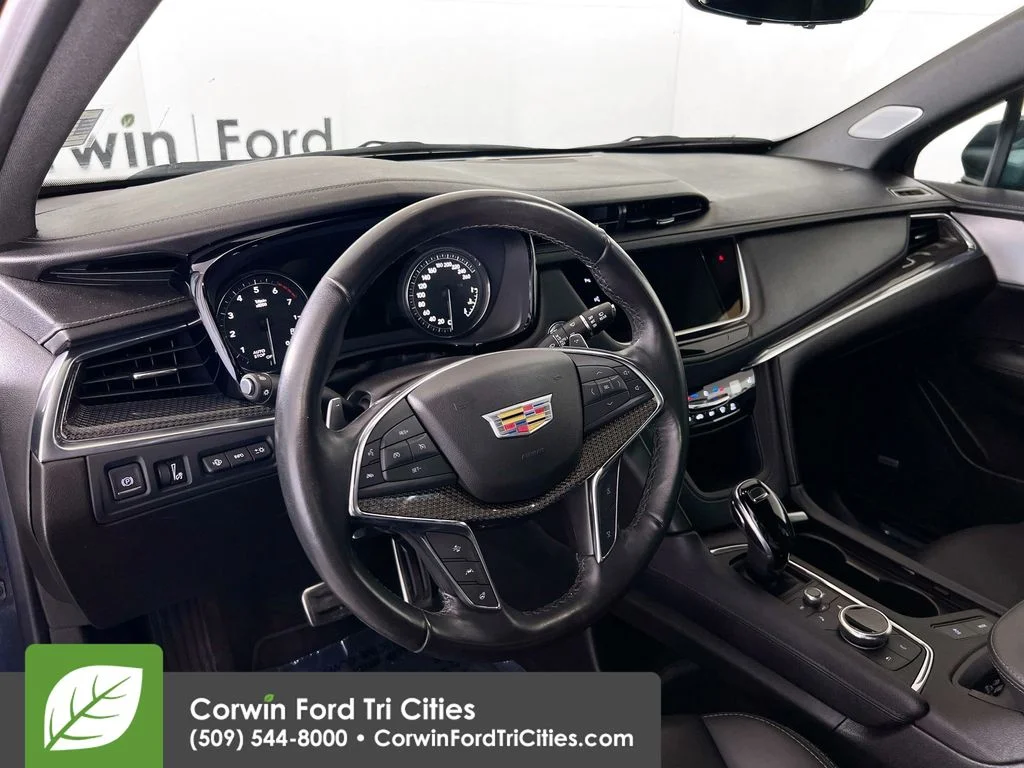 Used 2023 Stellar Black Metallic Cadillac Sport image 3