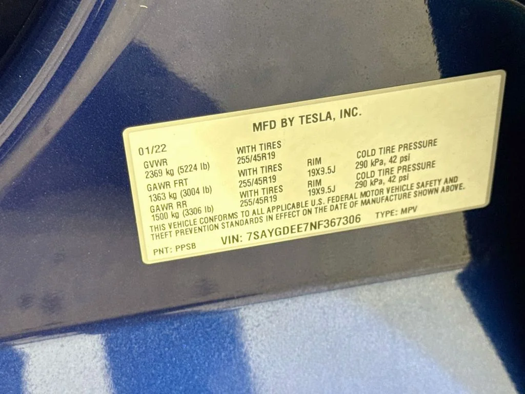 Used 2022 Blue Tesla Long Range image 32