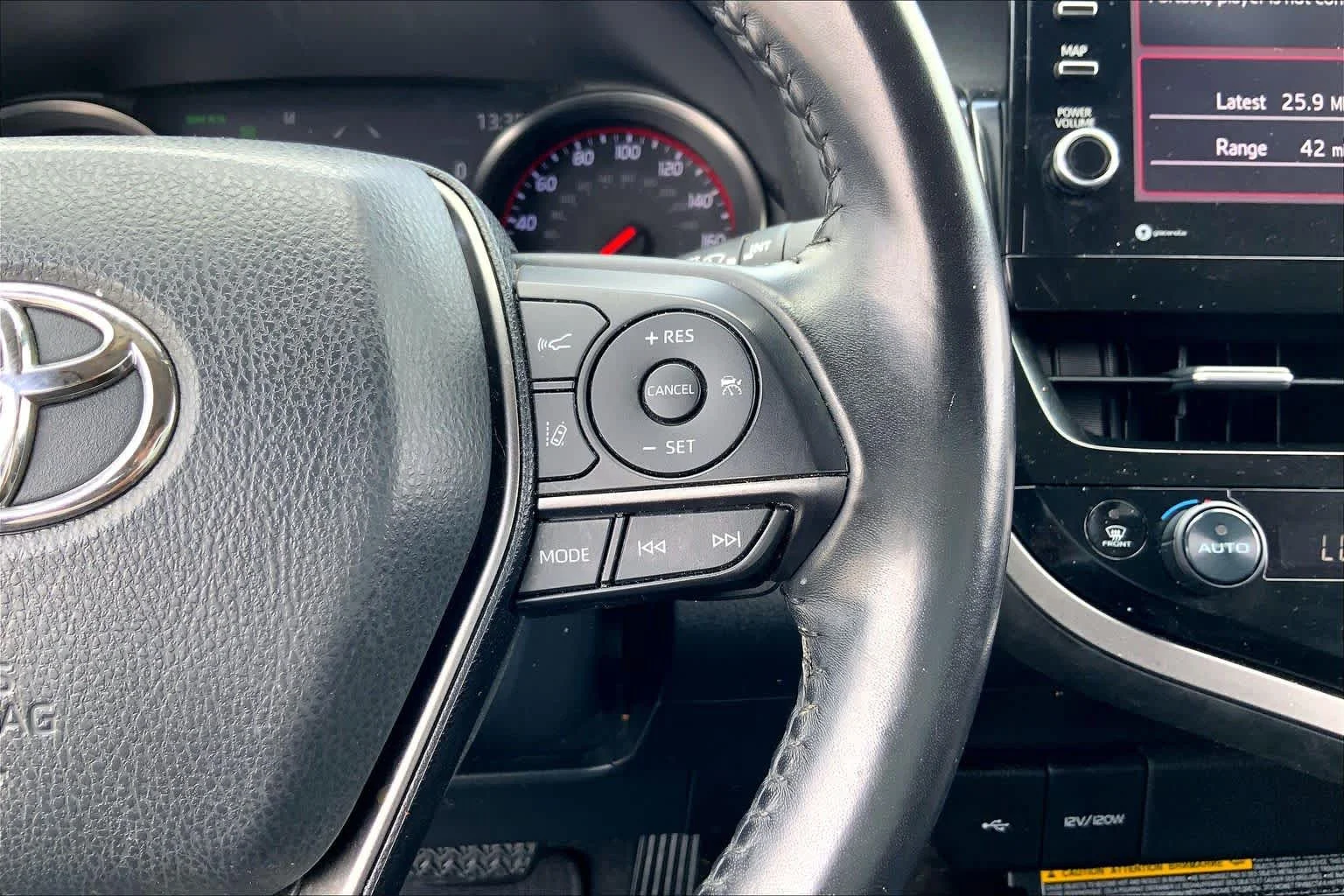 Used 2021 Midnight Black Metallic Toyota XSE image 24