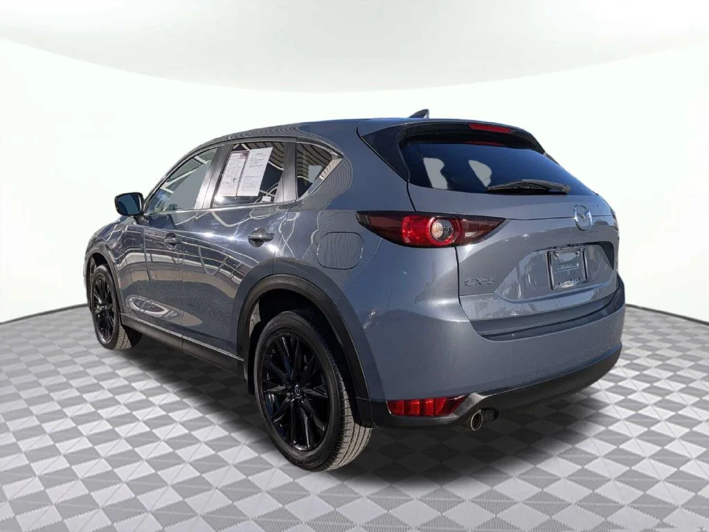 Used 2021 Polymetal Gray Metallic Mazda Carbon Edition image 5