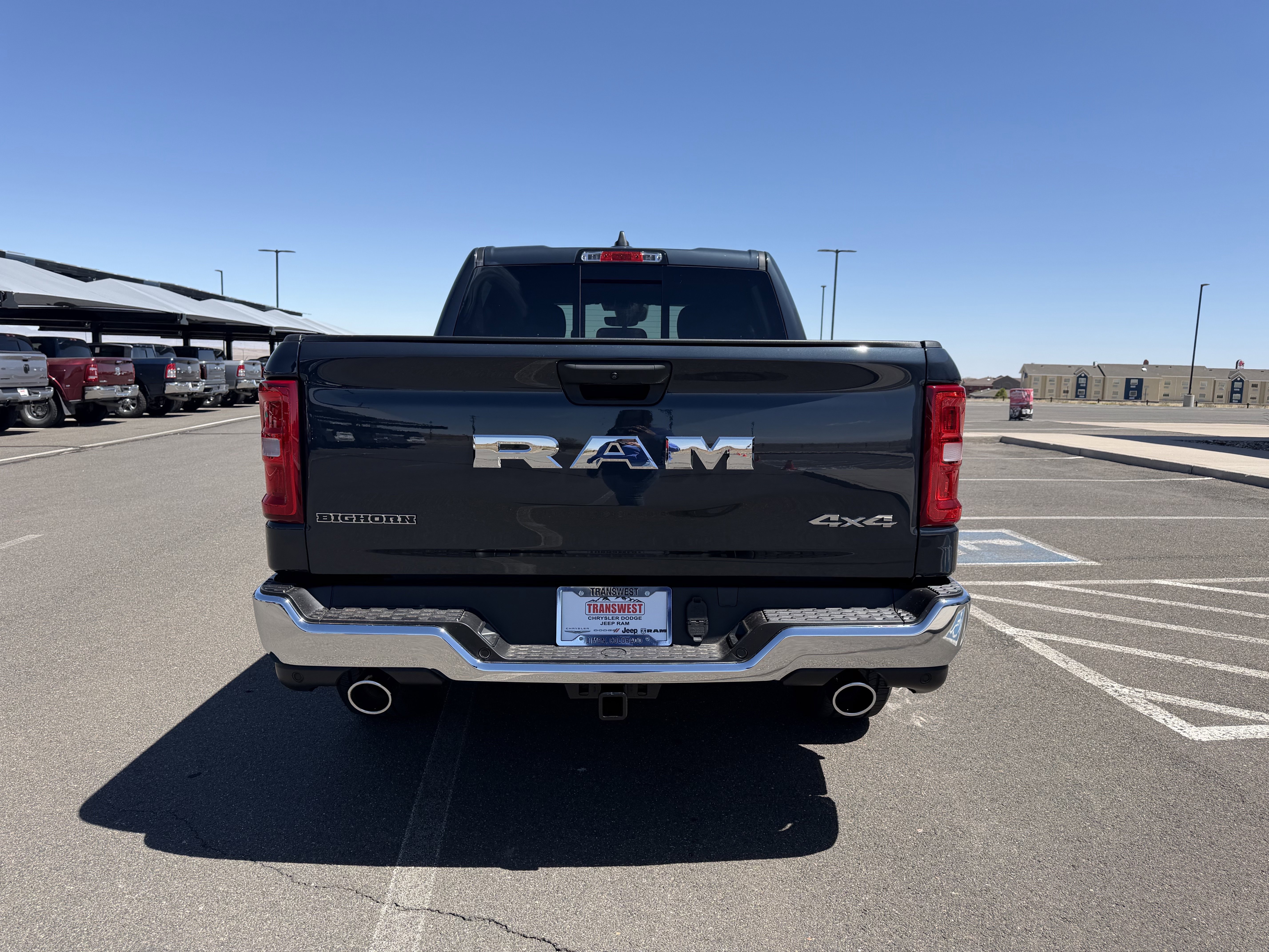 New 2026 Forged Blue Metallic Exterior Paint RAM Big Horn image 7