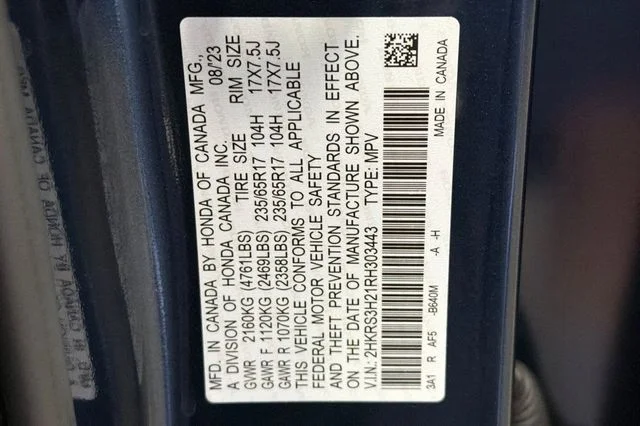 Certified Used 2024 Canyon River Blue Metallic Honda LX image 38