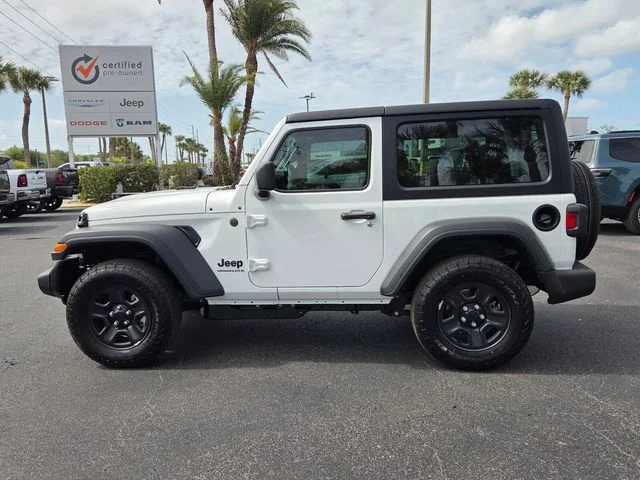 New 2026 Bright White Clear-Coat Exterior Paint Jeep Sport image 4