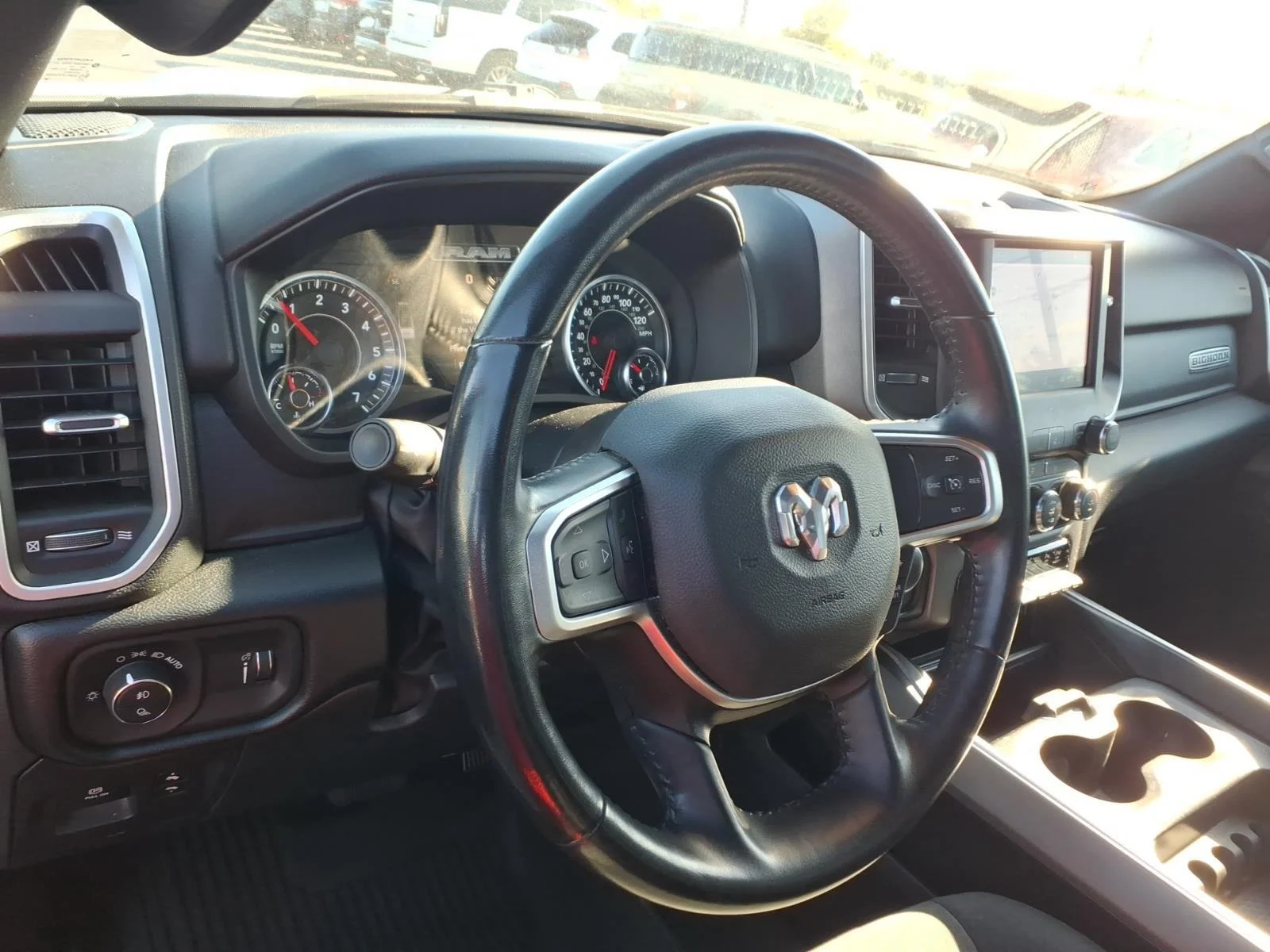 Used 2022 Diamond Black Crystal Pearlcoat Ram Big Horn image 8