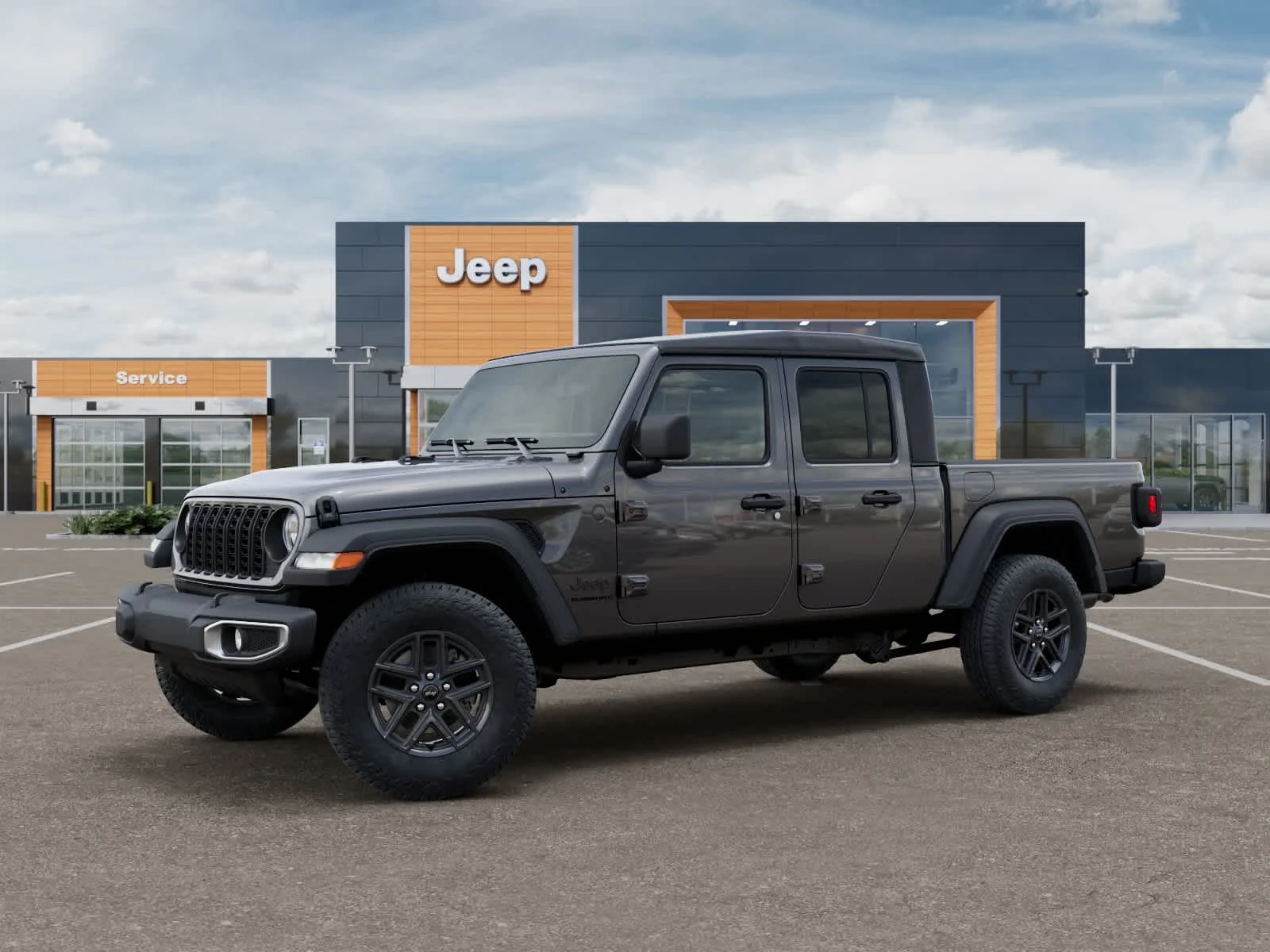 New 2026 Granite Crystal Metallic Clearcoat Jeep Sport S image 2