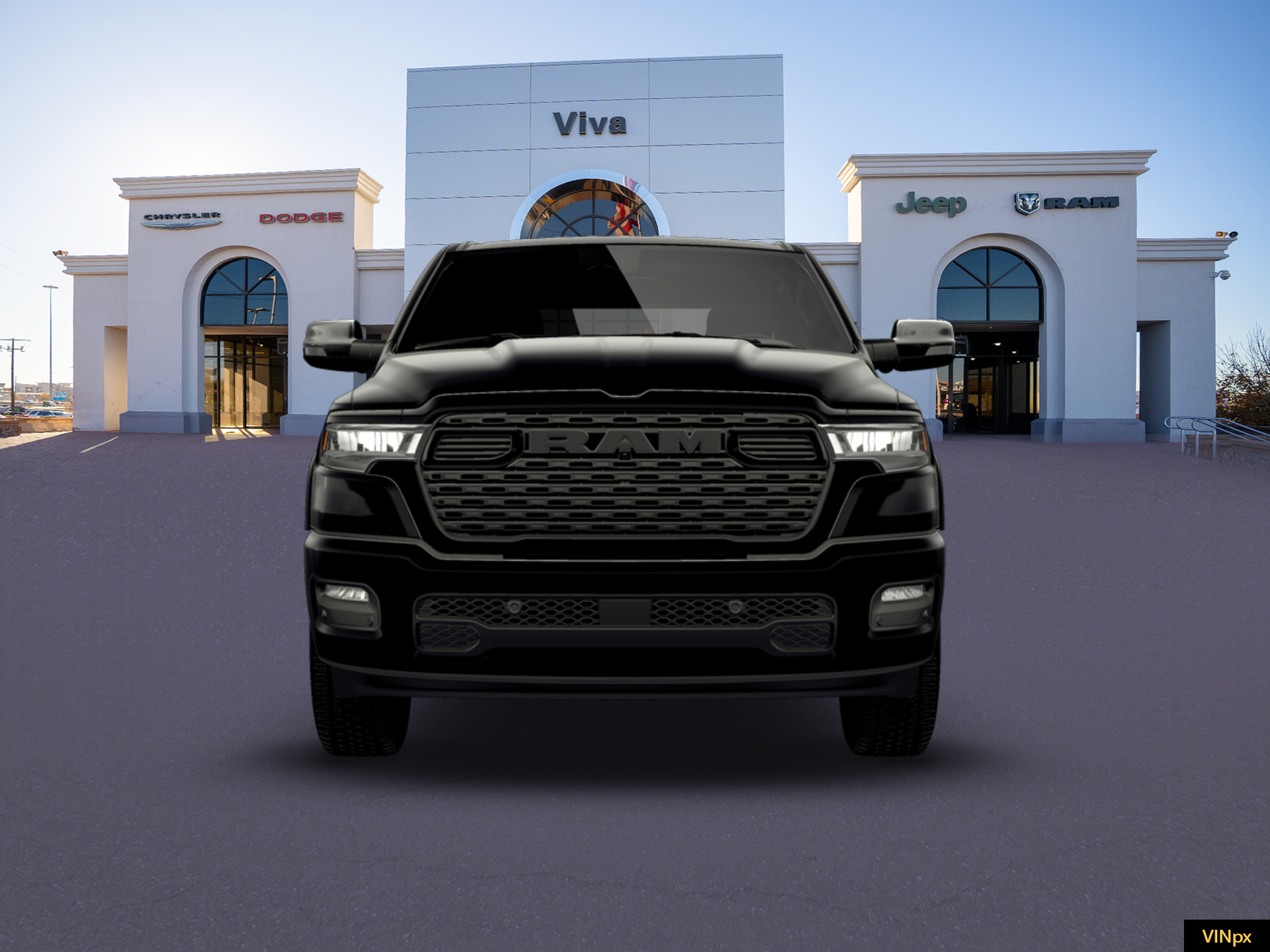 New 2026 Diamond Black Crystal Pearl-Coat Exterior Paint RAM Big Horn/Lone Star image 24