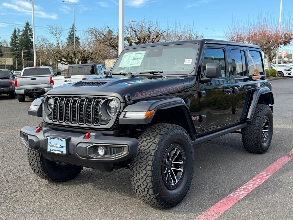 New 2026 Black Clear-Coat Exterior Paint Jeep Rubicon image 4