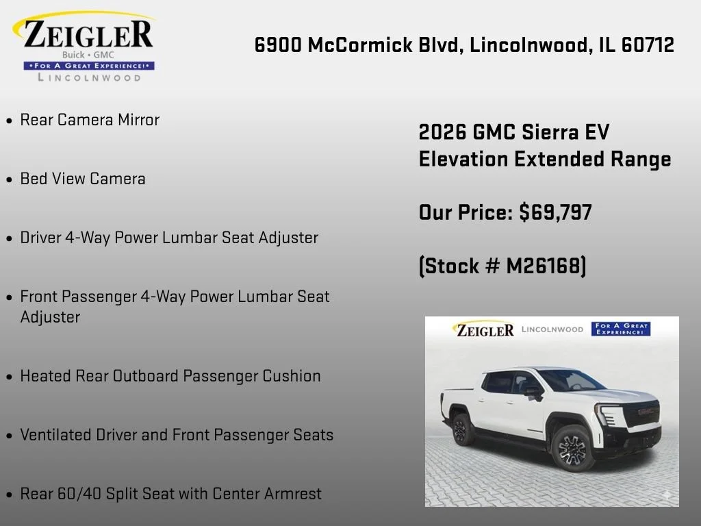 New 2026 Summit White GMC Elevation Extended Range image 30