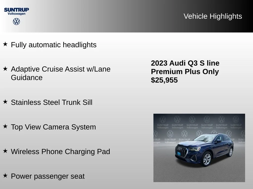 Used 2023 Blue Audi Premium Plus image 23