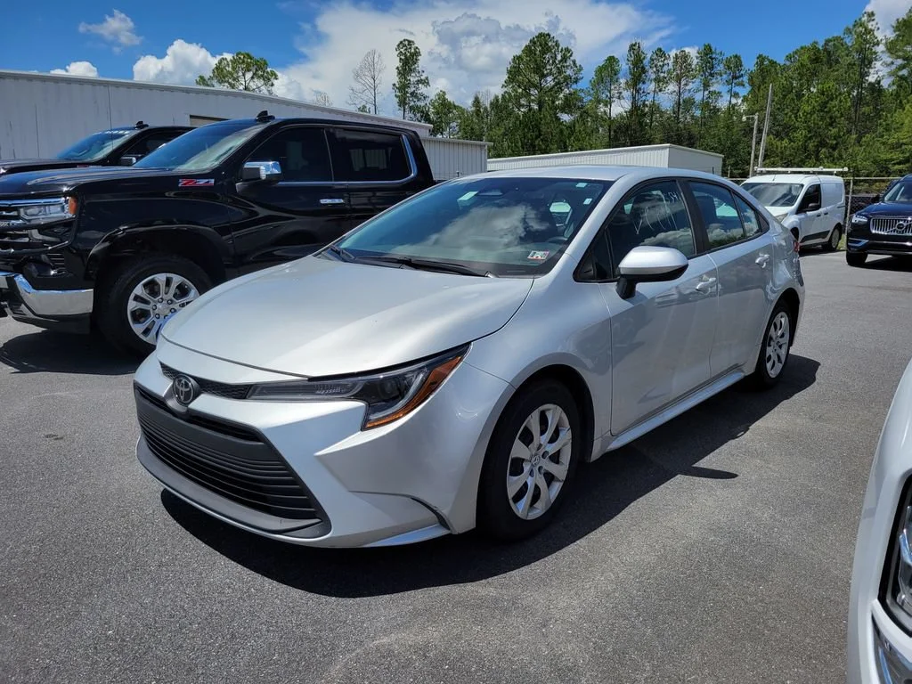 Used 2024 Silver Toyota LE image 1