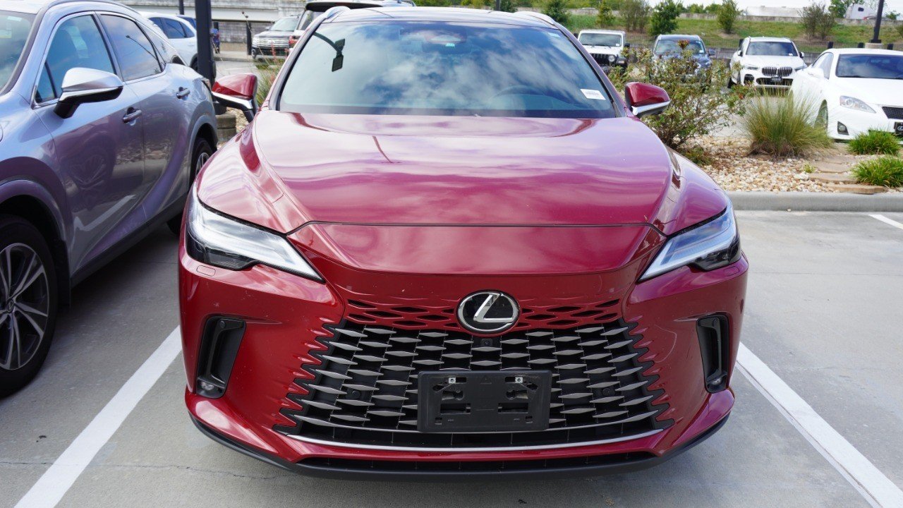 Certified Used 2025 Red Lexus RX 350h Luxury image 2