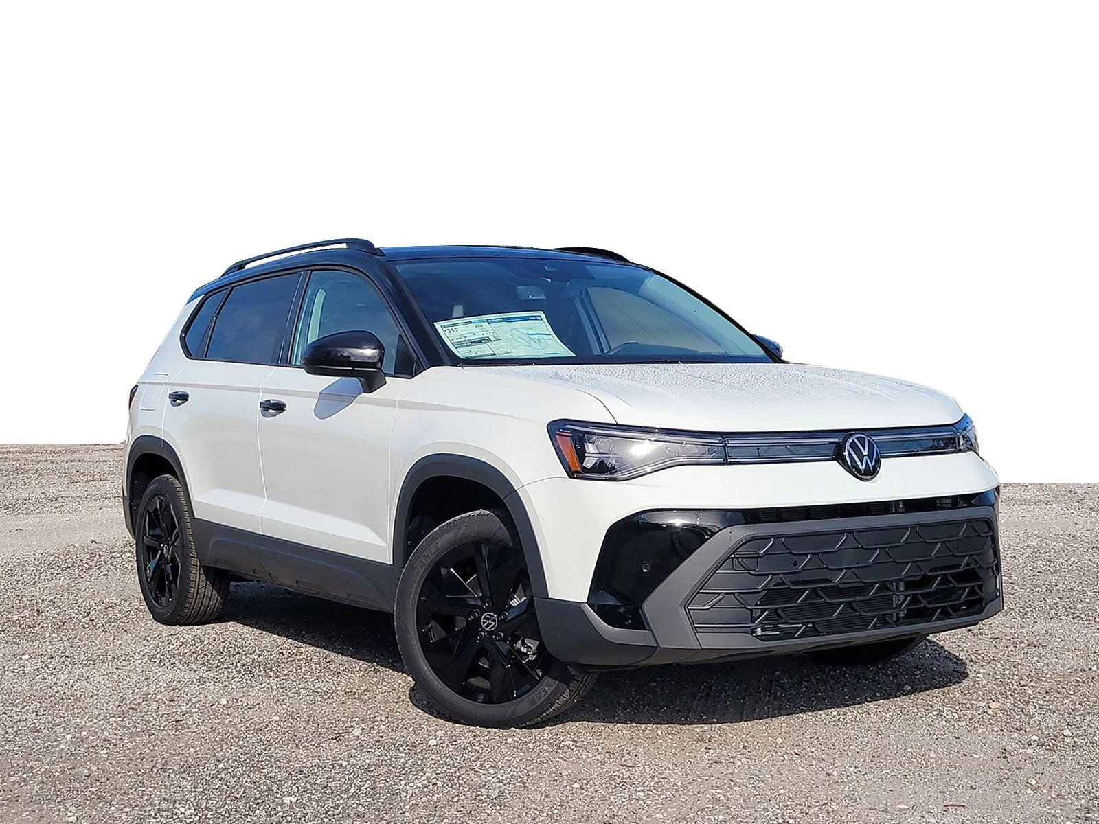 New 2026 Pure White W/Deep Black Roof Volkswagen 1.5T SE Black image 2