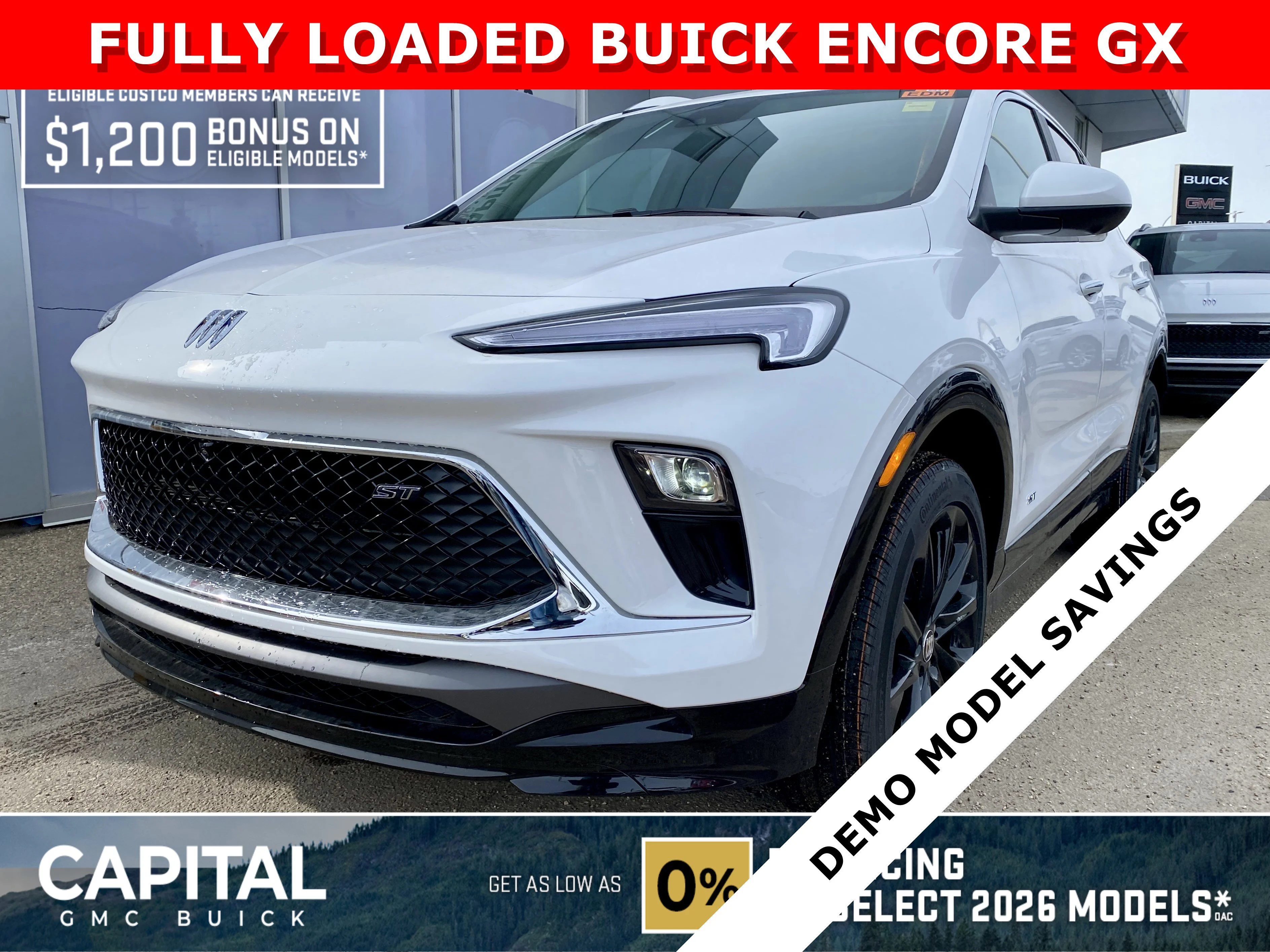 New 2026 Summit White Buick Sport Touring image 1
