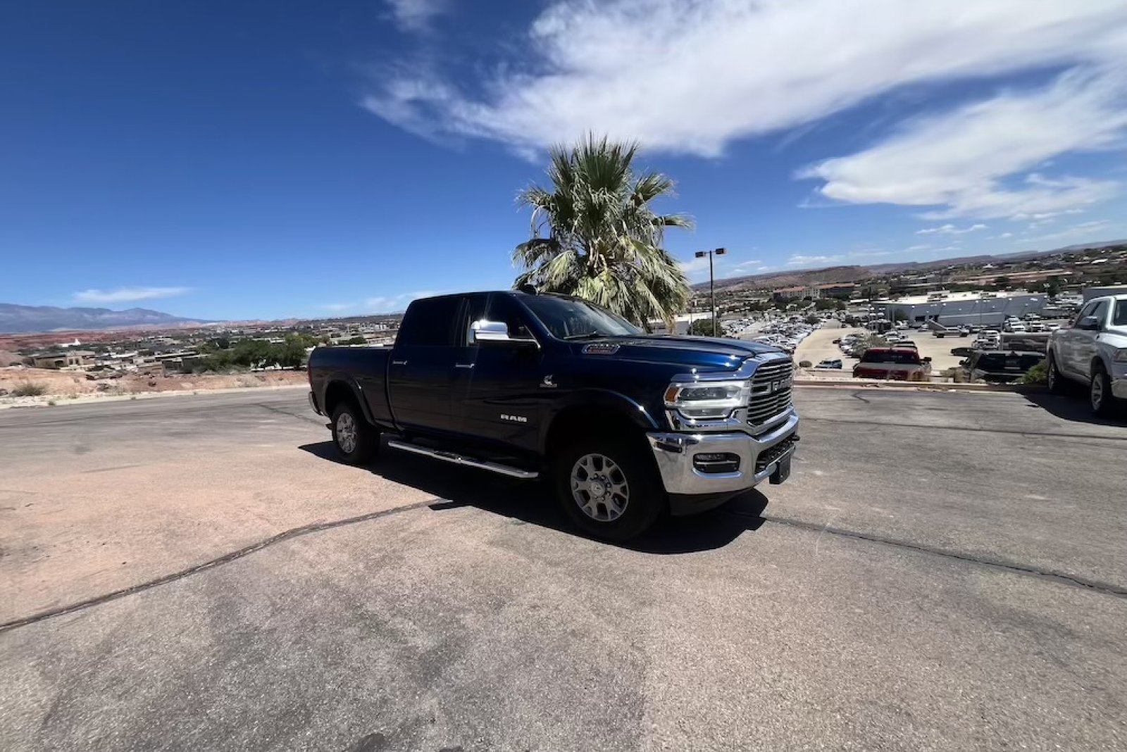 Used 2021 Patriot Blue Pearlcoat Ram Laramie image 7