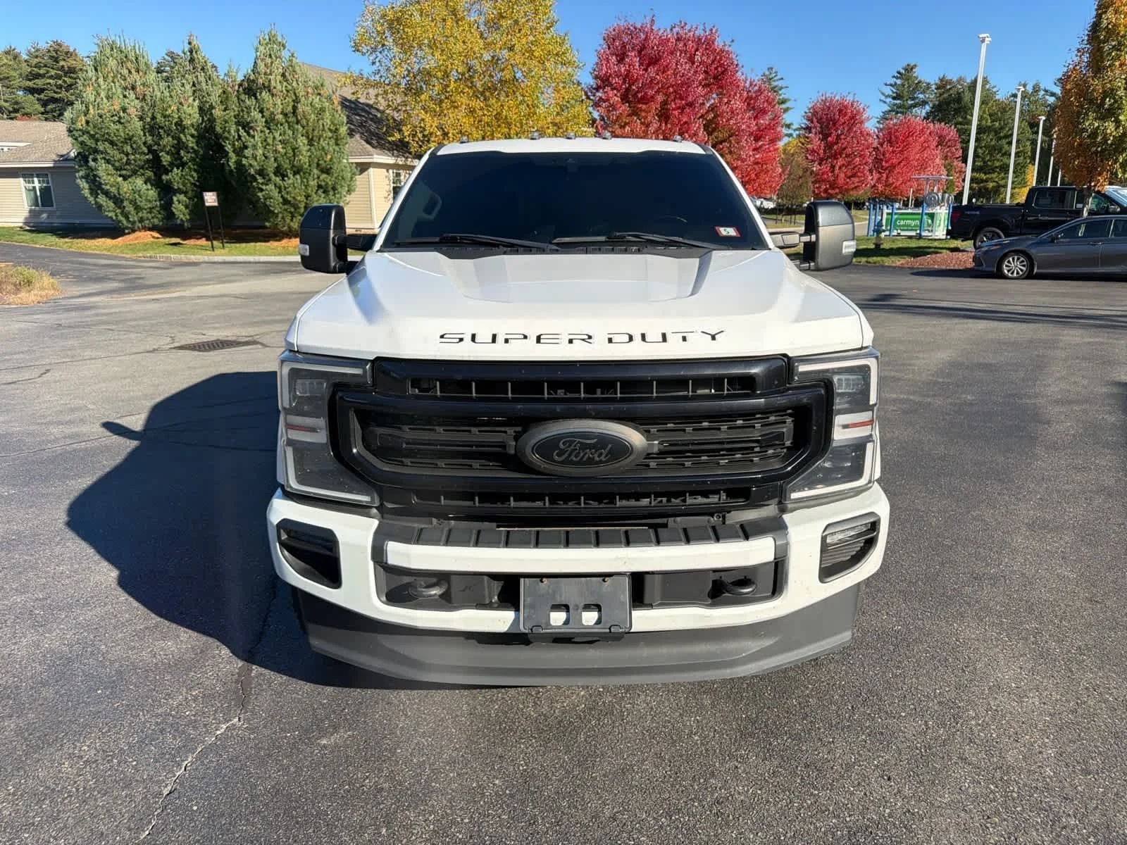 Used 2021 Star White Metallic Tri-Coat Ford LARIAT image 5