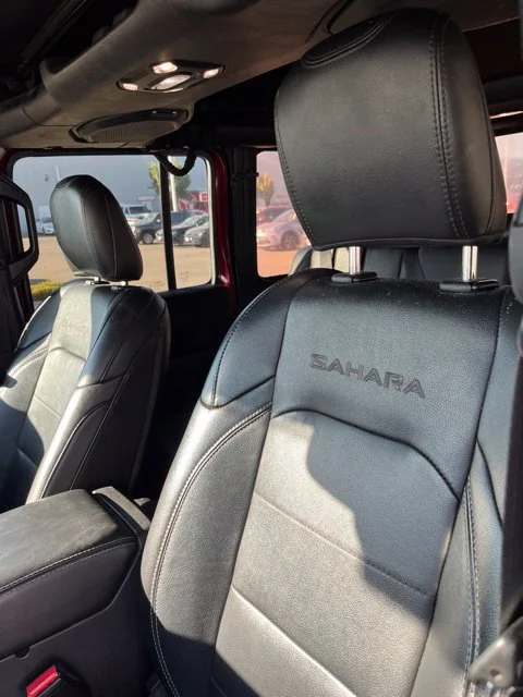 Used 2021 Snazzberry Pearlcoat Jeep Unlimited Sahara image 14