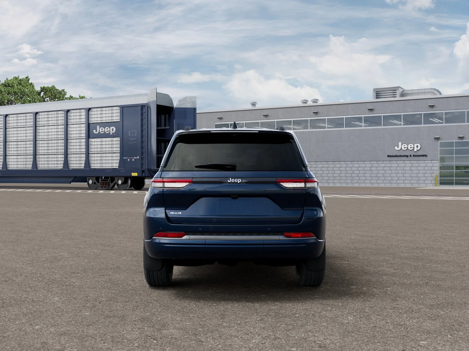 New 2026 Fathom Blue Pearl-Coat Exterior Paint Jeep Limited Reserve image 4