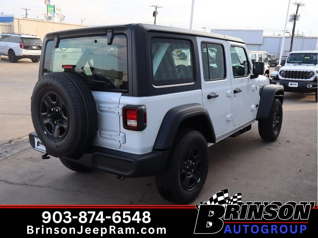 New 2026 Bright White Clearcoat Jeep Sport image 5