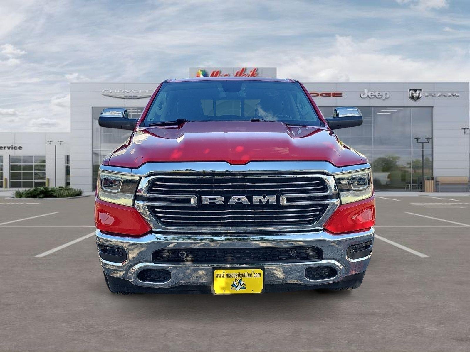 Used 2019 Flame Red Clearcoat Ram Laramie image 8