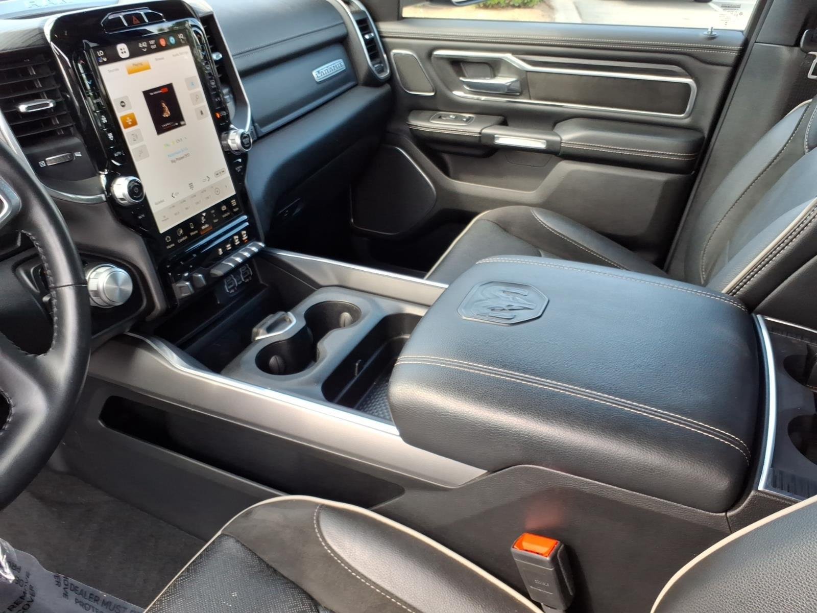 Used 2023 Diamond Black Crystal Pearlcoat Ram Laramie image 22