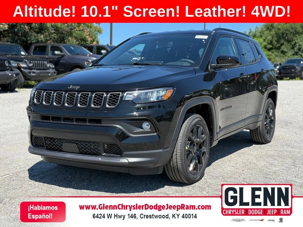 New 2026 Diamond Black Crystal Pearl-Coat Exterior Paint Jeep Latitude image 1