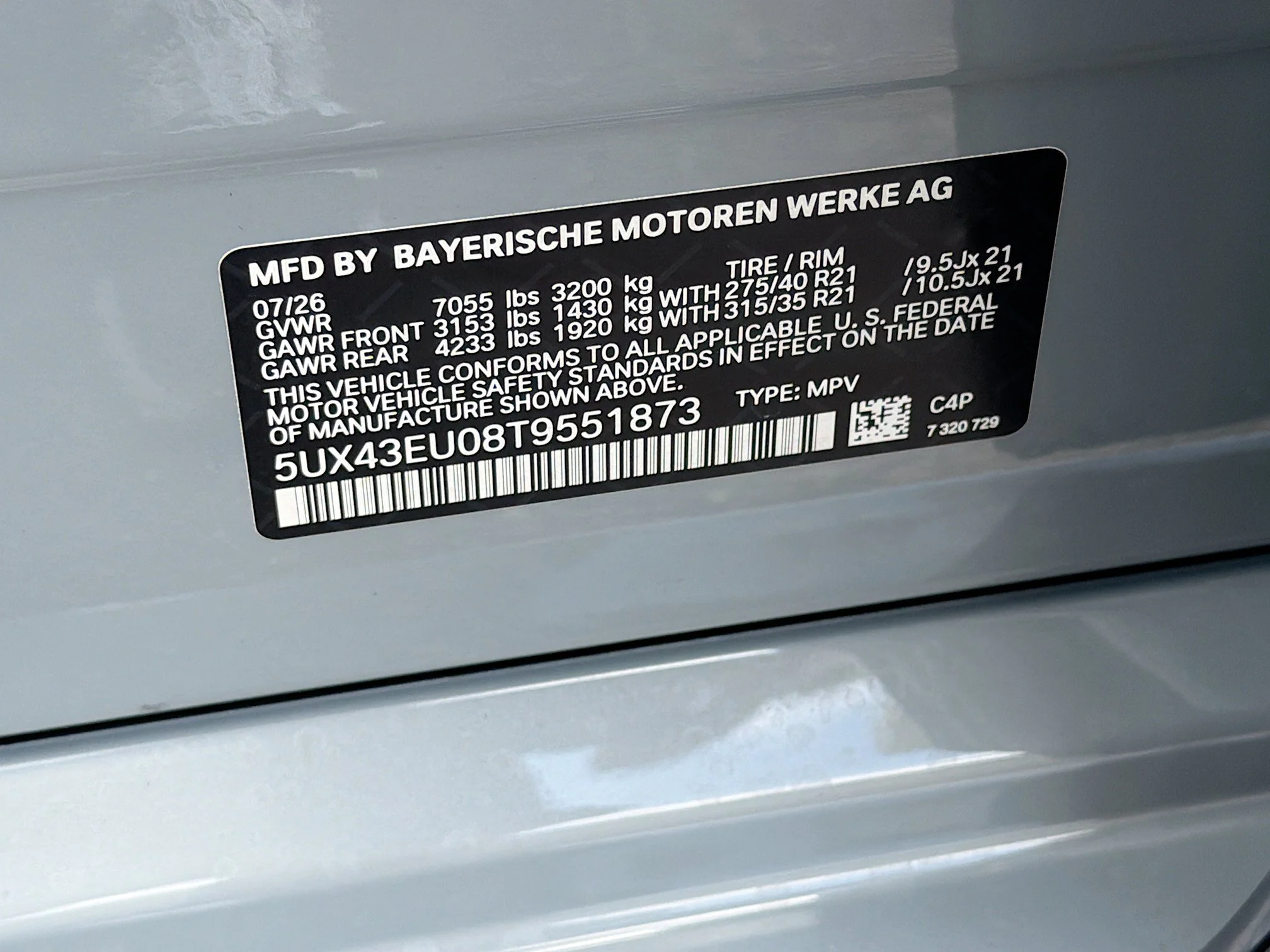 New 2026 Brooklyn Grey Metallic BMW xDrive50e image 43