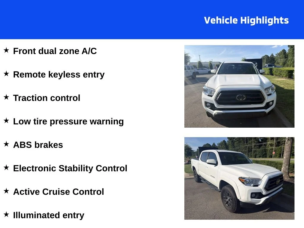 Used 2021 White Toyota SR5 image 4