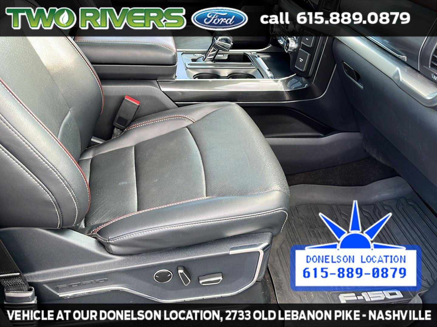 Used 2021 Carbonized Gray Metallic Ford LARIAT image 56