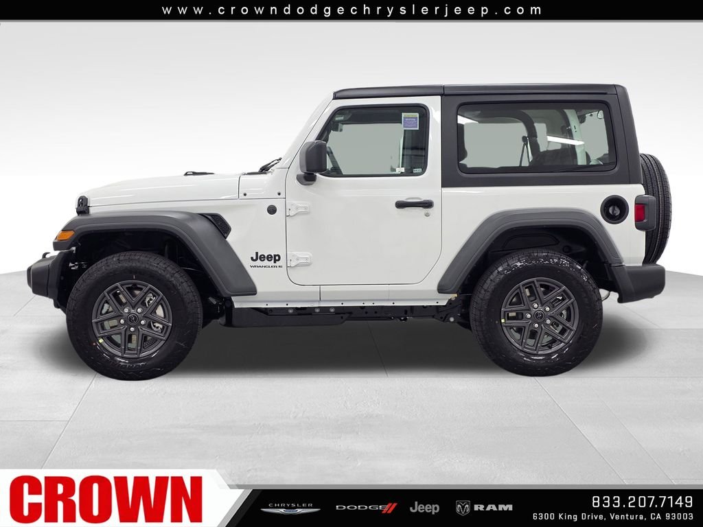 New 2026 Bright White Clear-Coat Exterior Paint Jeep Sport image 8