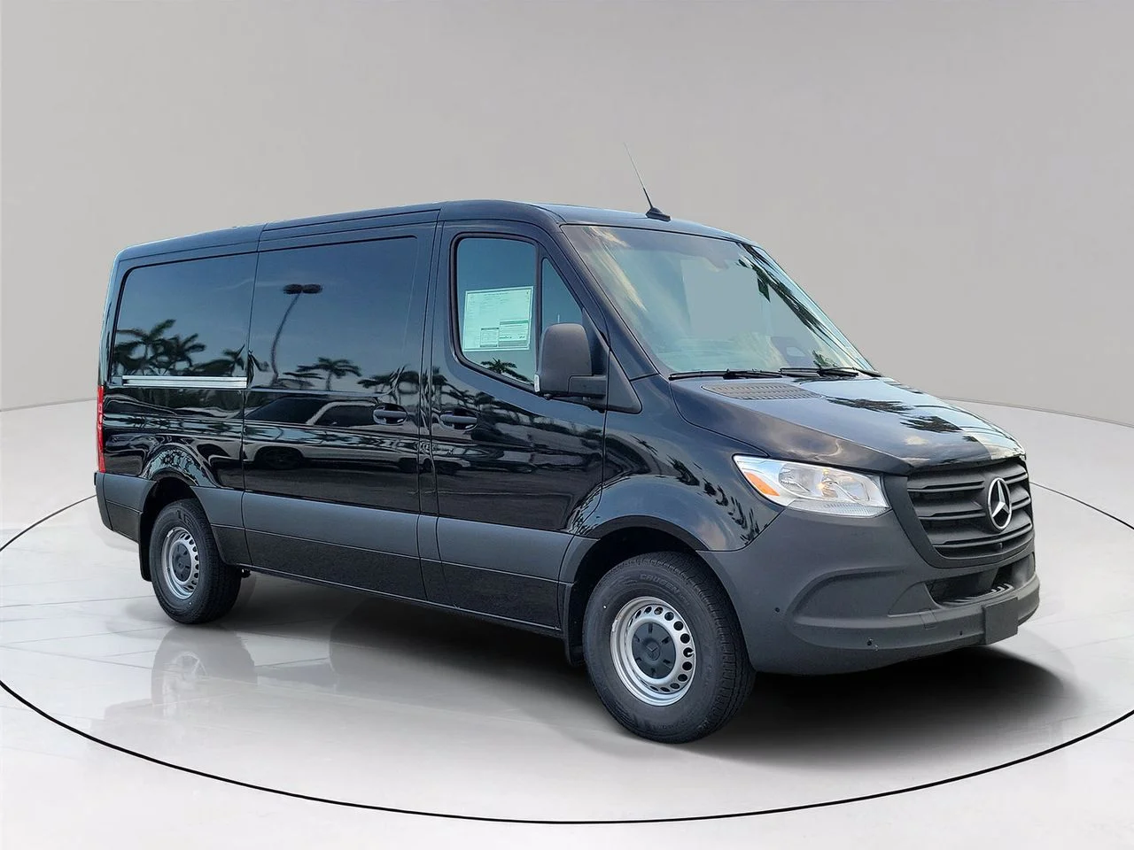 New 2026 Obsidian Black Metallic Mercedes-Benz Cargo 144 WB image 3