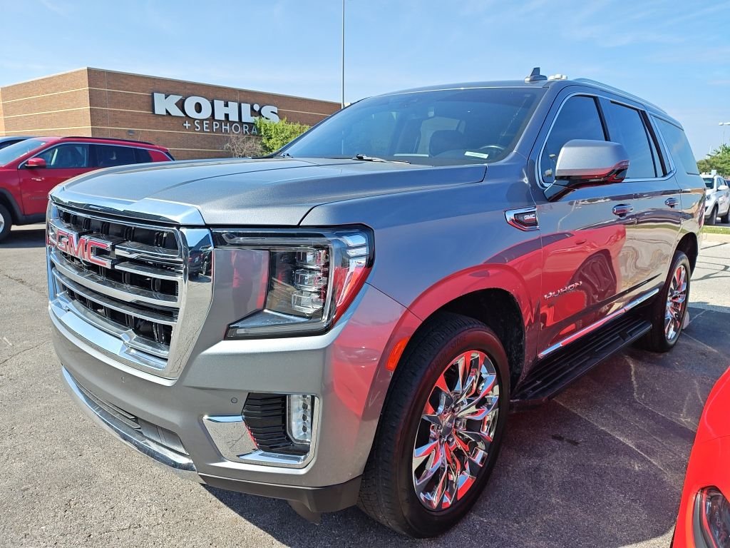 Gray 2022 GMC Yukon SUV / Crossover Four-Wheel Drive 10-Speed Automatic
