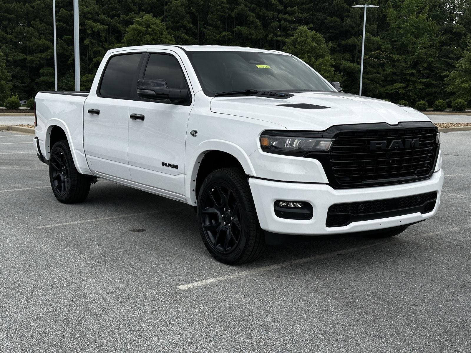 New 2026 Bright White Clear-Coat Exterior Paint RAM Laramie image 3