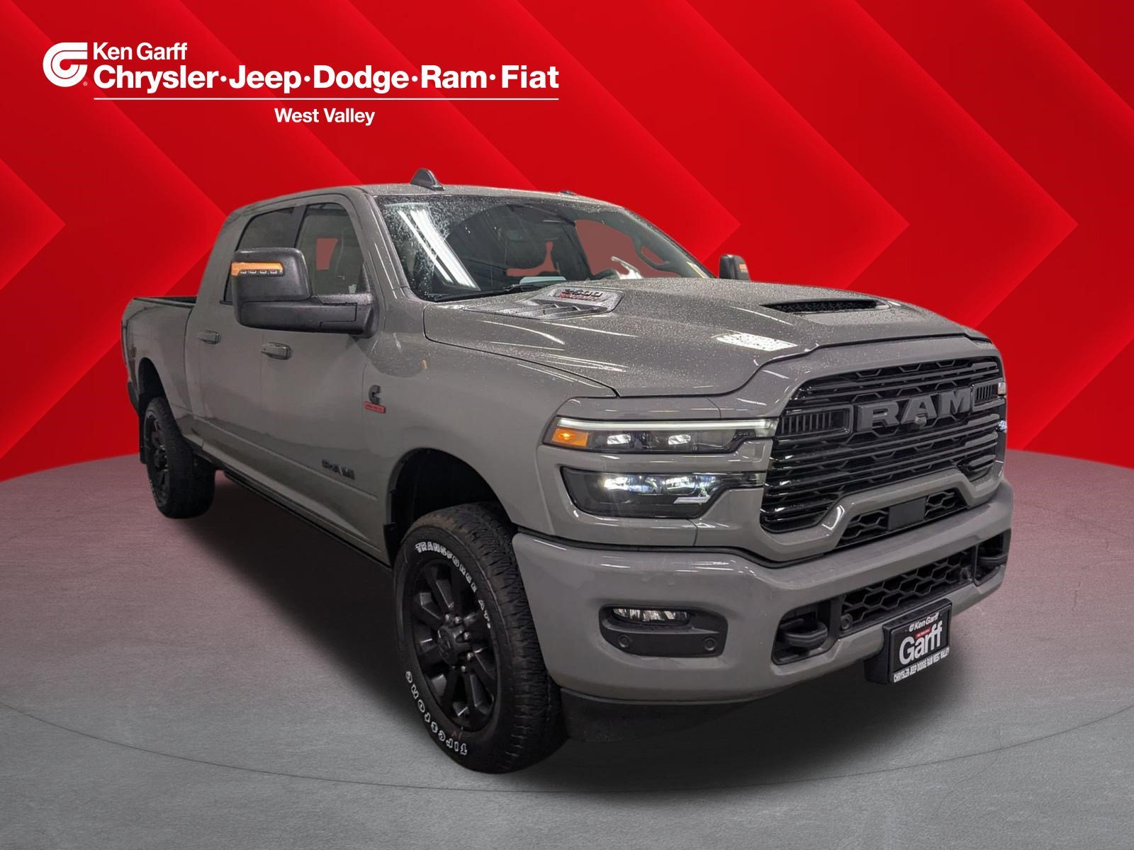 New 2026 Ceramic Gray Clear-Coat Exterior Paint RAM Laramie image 1