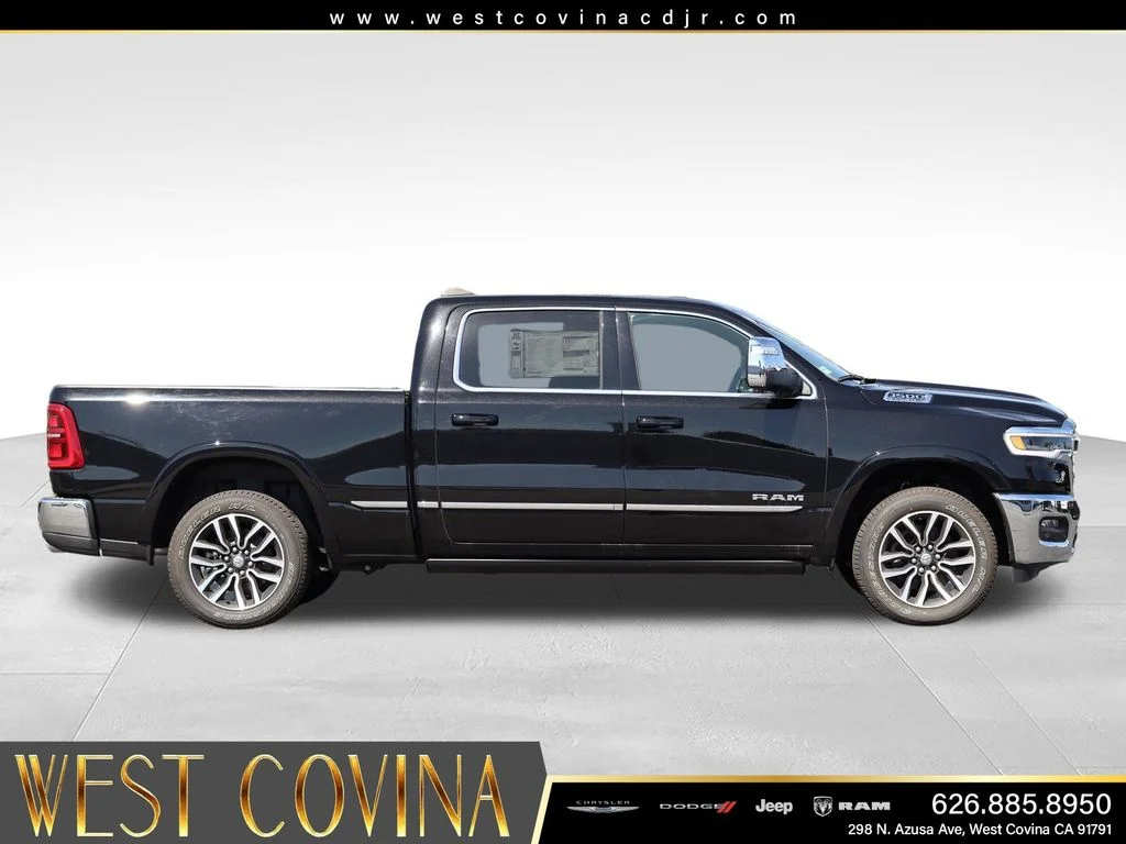 New 2025 Diamond Black Crystal Pearl-Coat Exterior Paint RAM Limited image 4