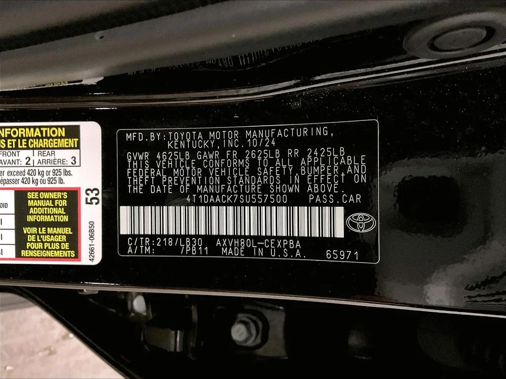 Certified Used 2025 Black Toyota XSE image 39