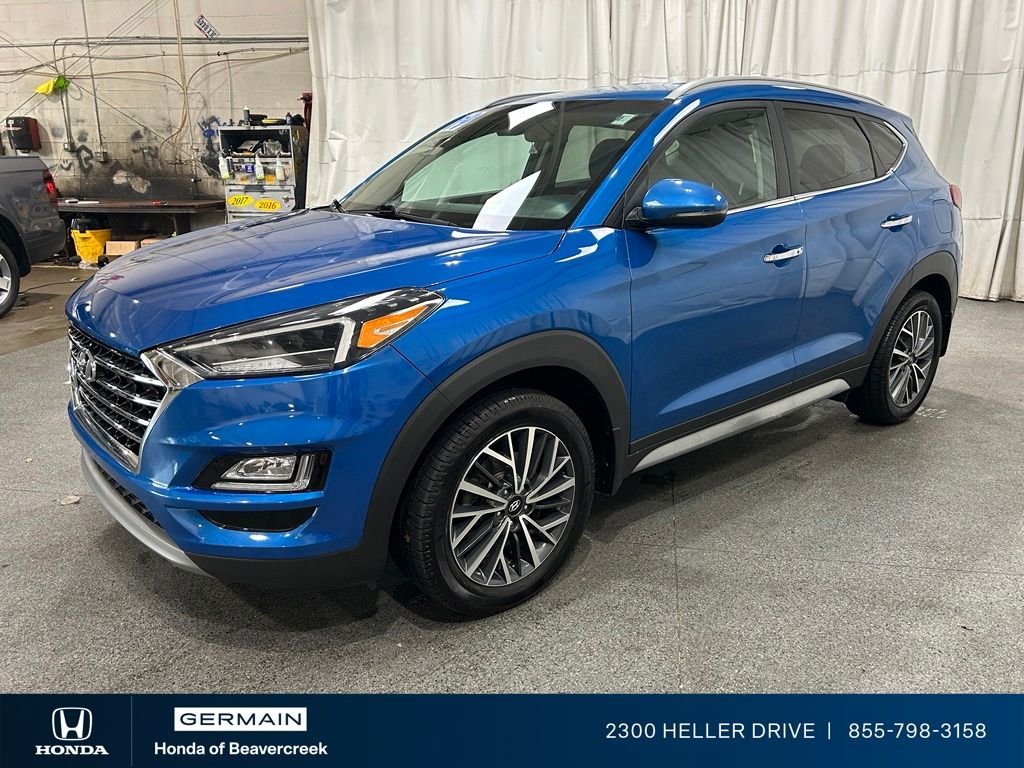 Used 2019 Aqua Blue Hyundai Limited image 4
