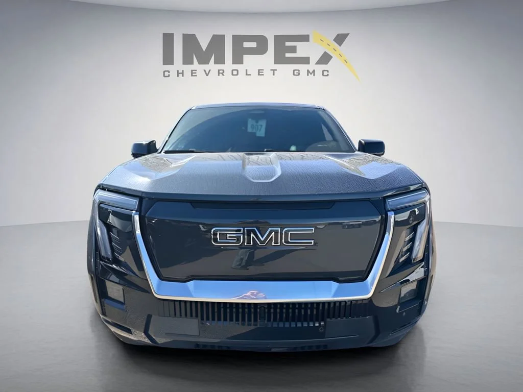 Deep Ocean Metallic 2025 GMC Sierra EV Denali Crew Cab (Max Range) e4WD Pickup Truck All-Wheel Drive