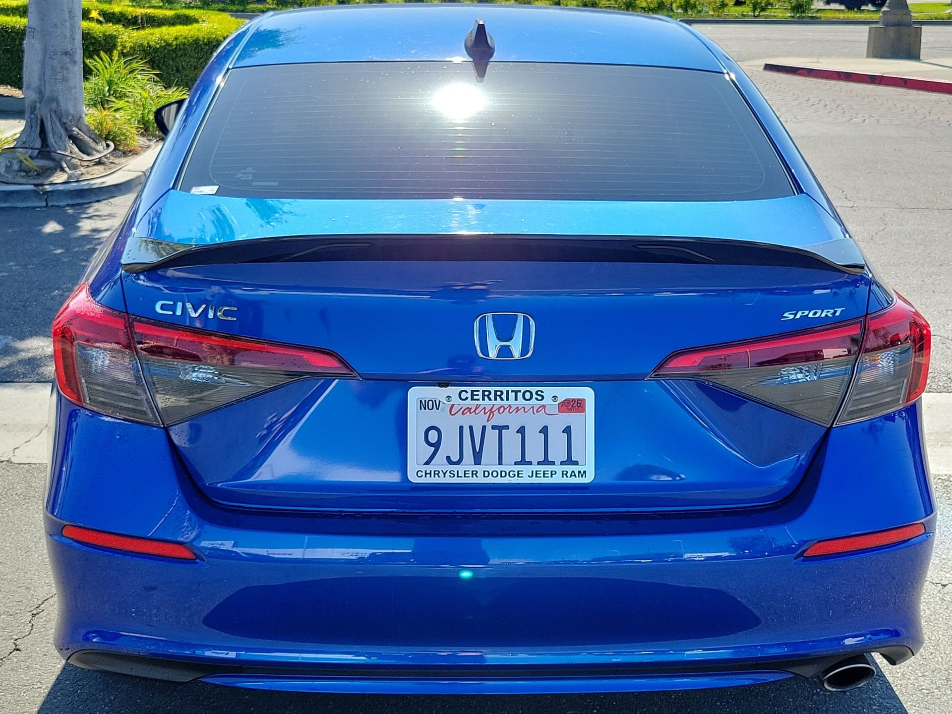 Certified Used 2024 Blue Honda Sport image 3