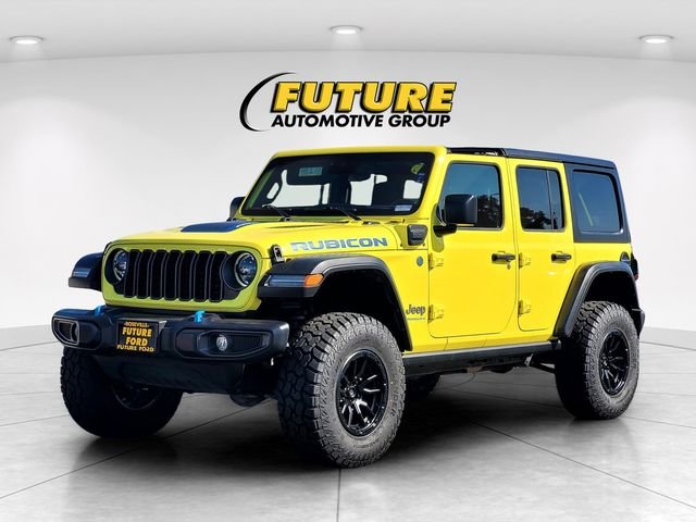 Used 2024 Yellow Jeep Rubicon 4xe image 8