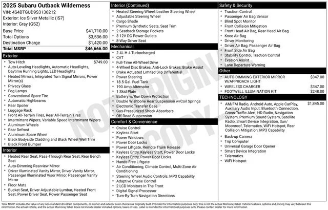 2025 Subaru Outback Wilderness - Photo 37